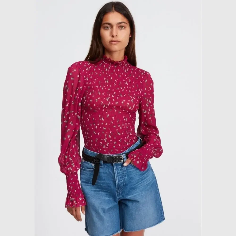 rag & bone floral top